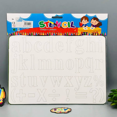a-z Small Alphabet & Signs Stencil Set